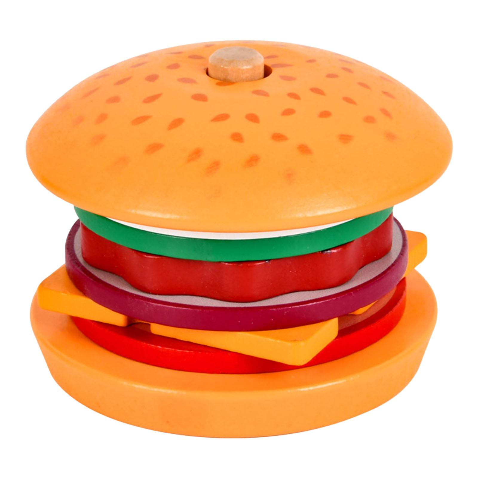 Baby Food Order - Pretend Fake Food Wooden Stacking Toys