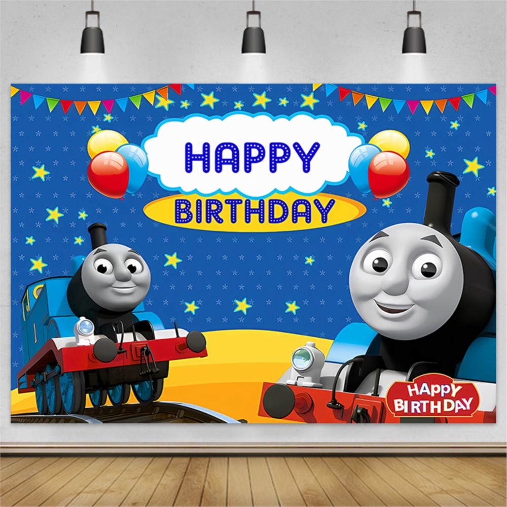 Baby Food Plan - Cute Thomas Train Friends Backdrop Toy