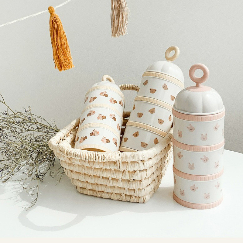 Baby Food Plan - Cute Bear Milk Powder Box Baby
