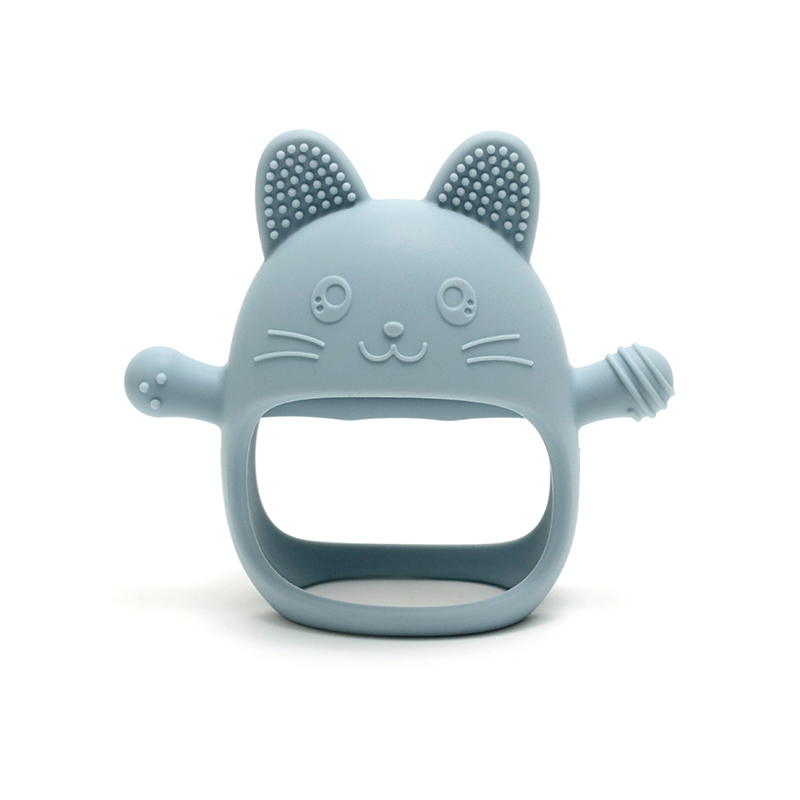 Baby Food Toy - Baby Teething Mittens - Food-Grade Silicone