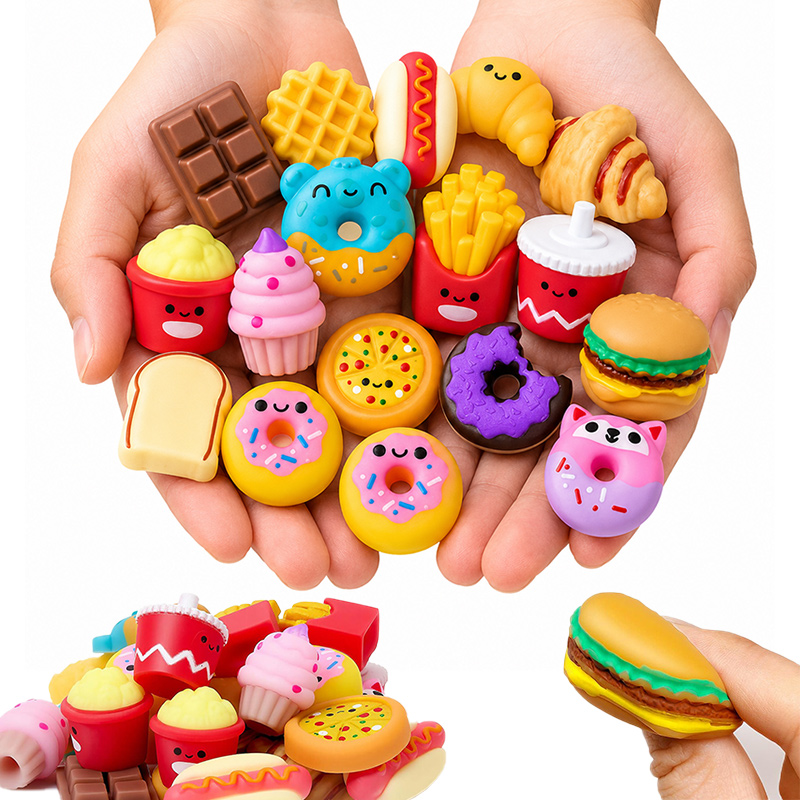 Baby Food Toy - 5/10/20/15pcs Mochi Squishy Toys Food Dessert