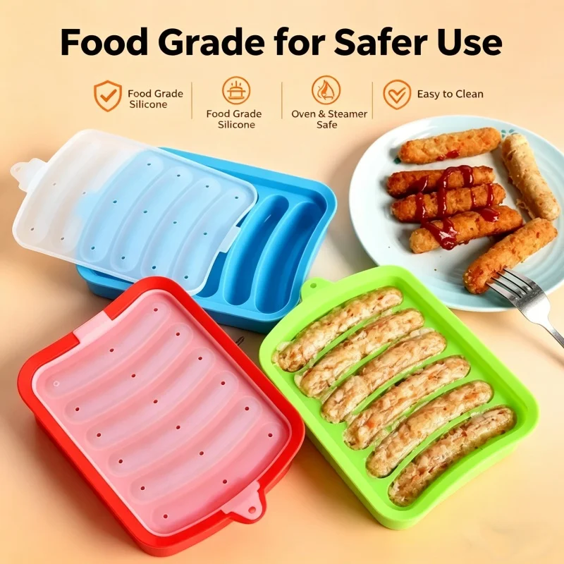 Food Grade Silicone Sausage Mo - огляд і ціна Baby Food Dogs