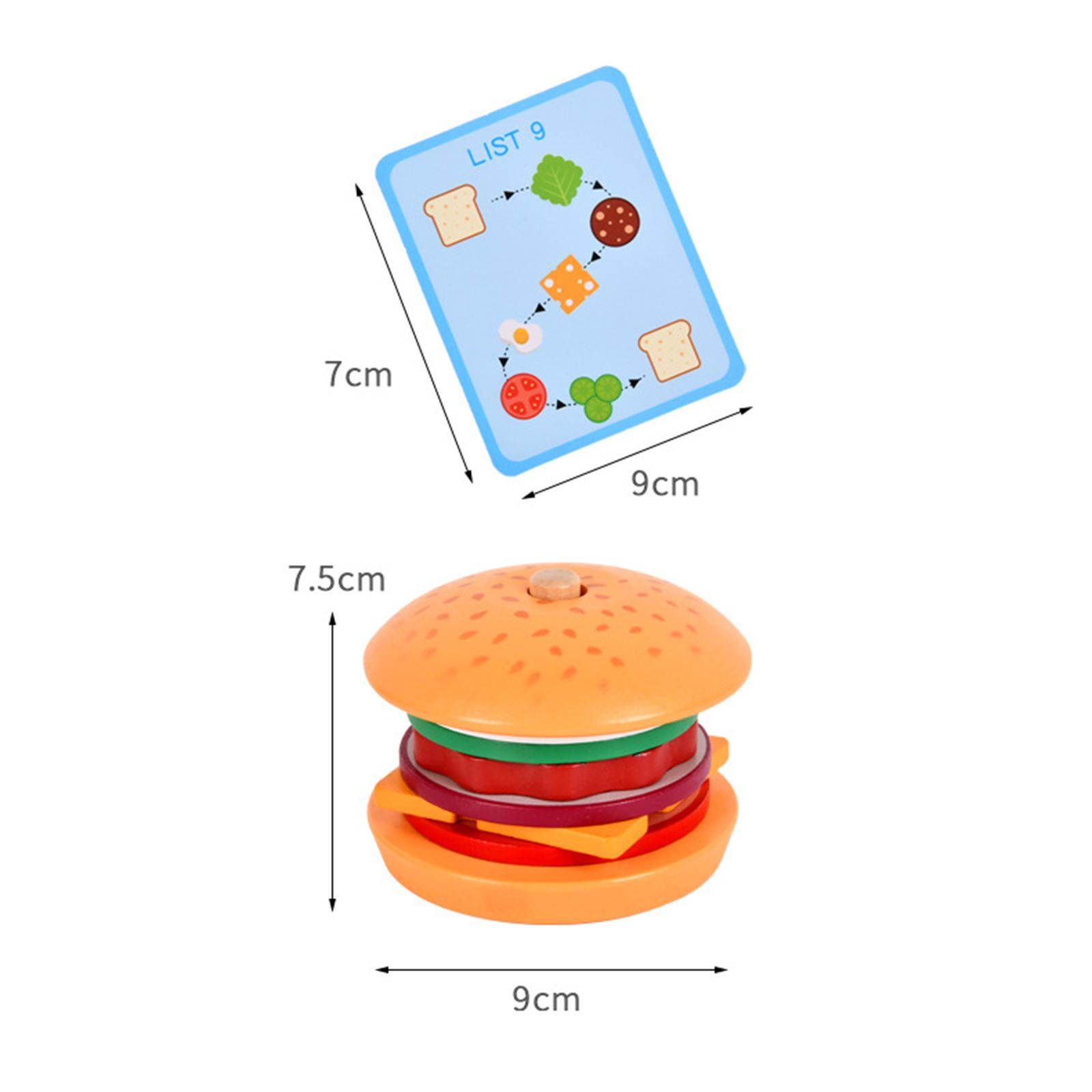 Pretend Fake Food Wooden Stack - огляд і ціна Baby Food Order
