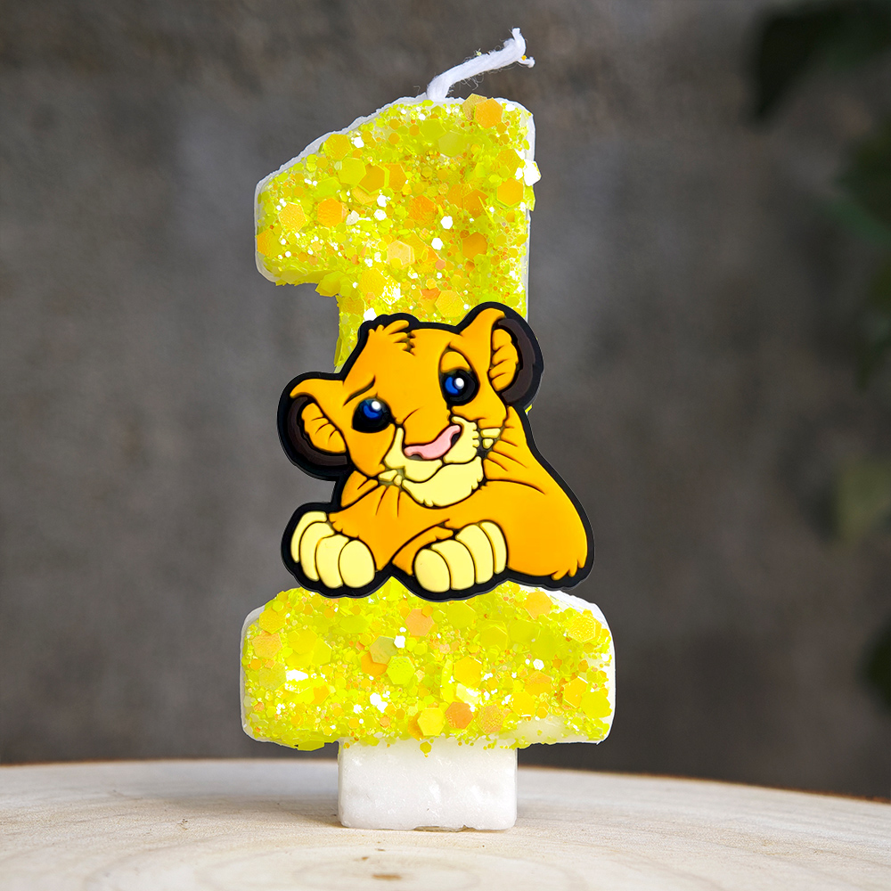 Lion King Simba Candle Number  - огляд і ціна Baby Food Plan