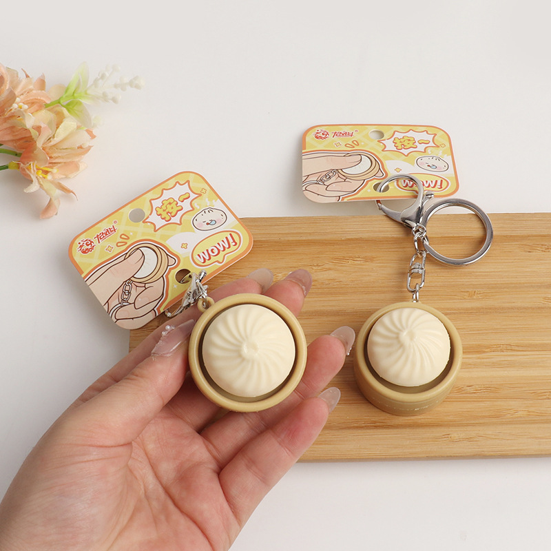 Mini Squishy Dumplings Button  - огляд і ціна Baby Food Toy