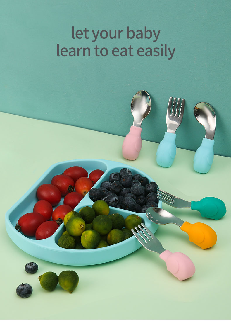 Elephat Baby Gadgets Tableware - огляд і ціна Baby Food Utensils Set