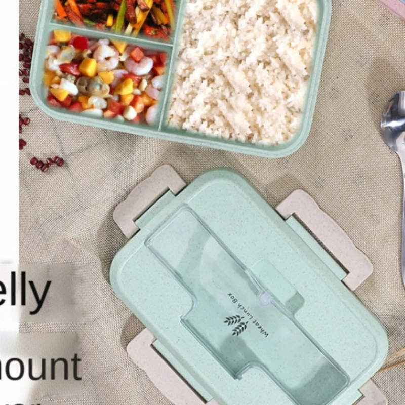 Microwave Lunch Box Wheat Stra - огляд і ціна Baby Food Container