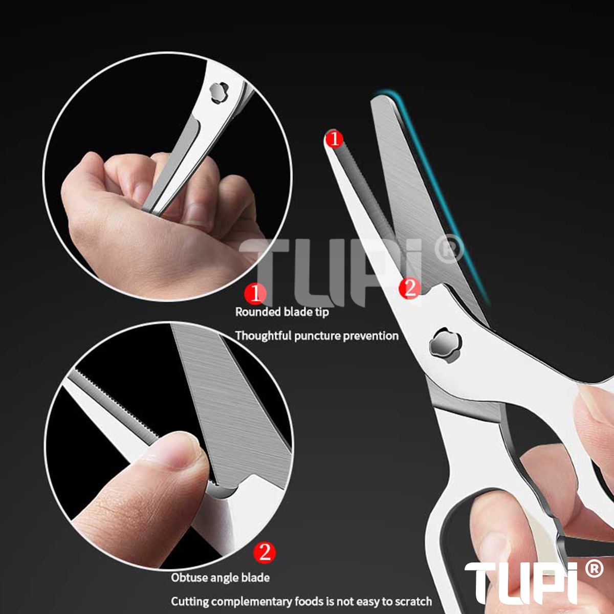TUPI Baby Food Scissors - Food - огляд і ціна Veggie Baby Food