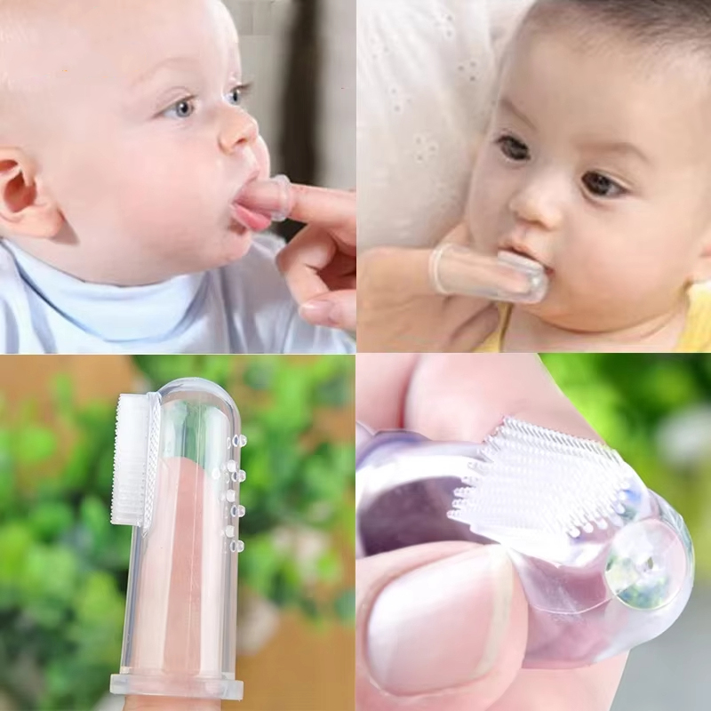 Soft Silicone Pet Finger Tooth - огляд і ціна Baby Food Dogs