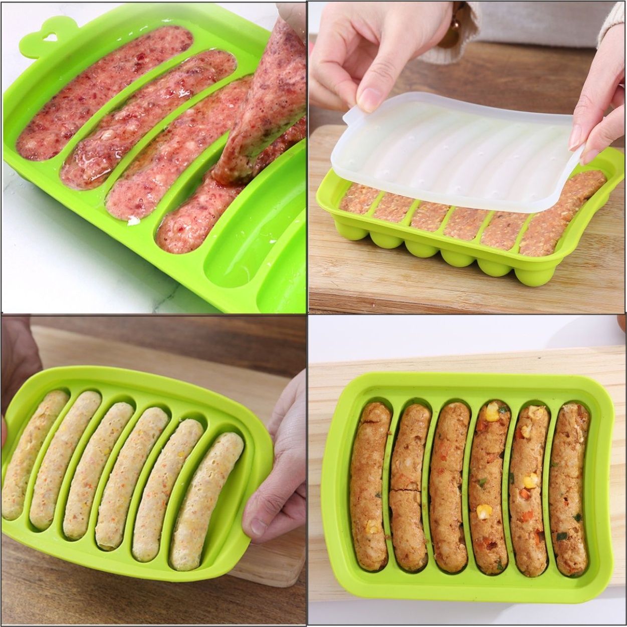 Food Grade Silicone Sausage Mo - огляд і ціна Baby Food Dogs