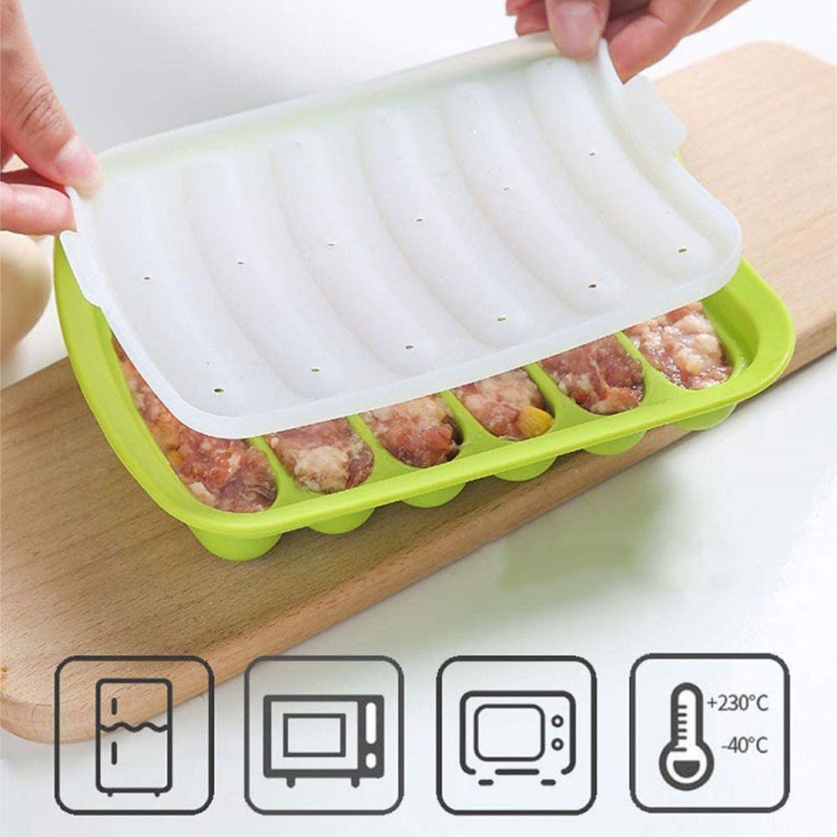 Food Grade Silicone Sausage Mo - огляд і ціна Baby Food Dogs