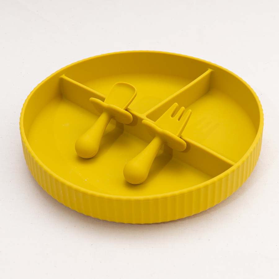 2Pcs/Set BPA Free Silicone Min - огляд і ціна Baby Food Utensils Set