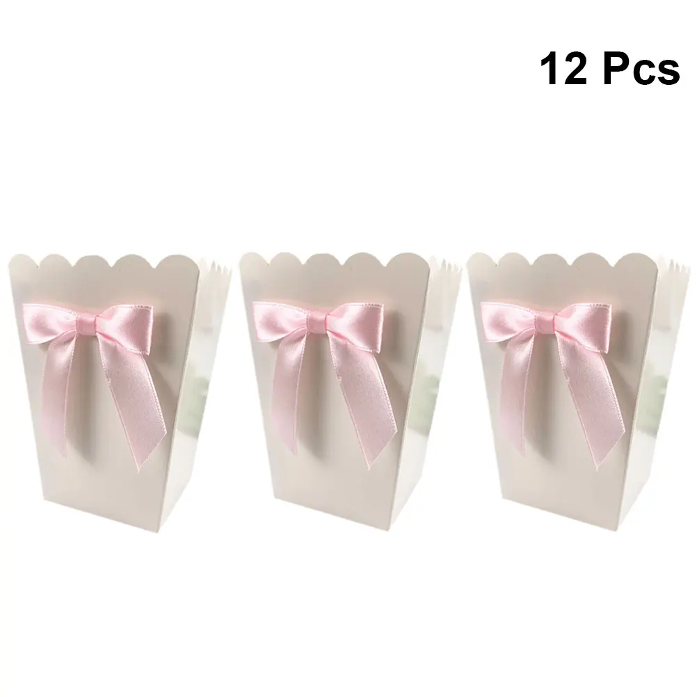 12pcs Pink Bow Popcorn Box Par - огляд і ціна Baby Food Plan