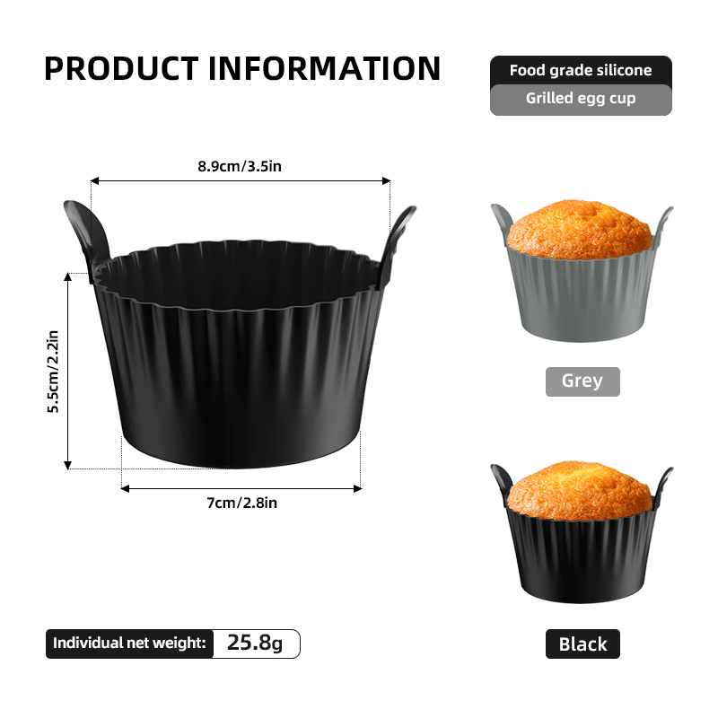 4pcs/6pcs Silicone Egg Cup Poa - огляд і ціна Baby Food Egg