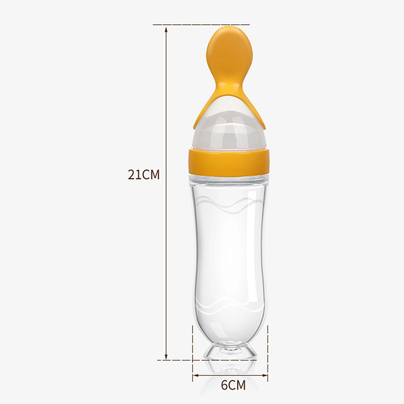 Squeezing Feeding Bottle Silic - огляд і ціна Baby Food Newborn