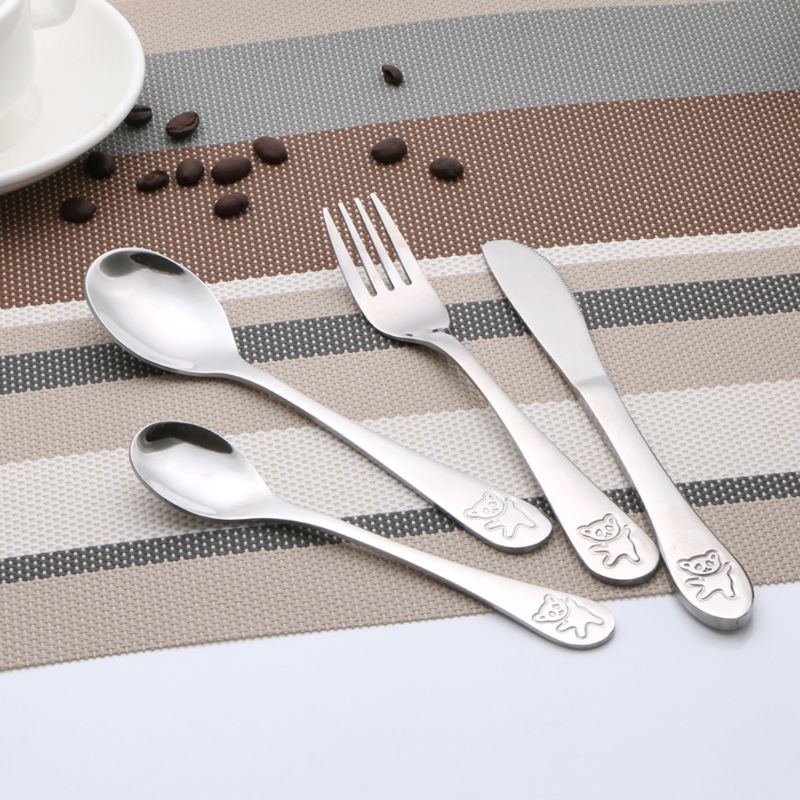 4 Pcs/set Baby Teaspoon Spoon  - огляд і ціна Baby Food Utensils Set