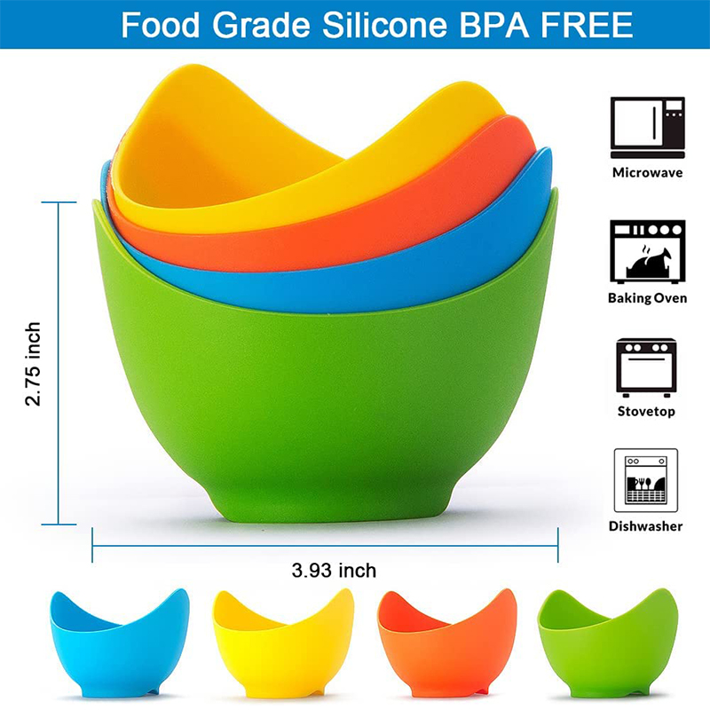 LMETJMA 4Pcs Egg Poacher Cups  - огляд і ціна Baby Food Egg