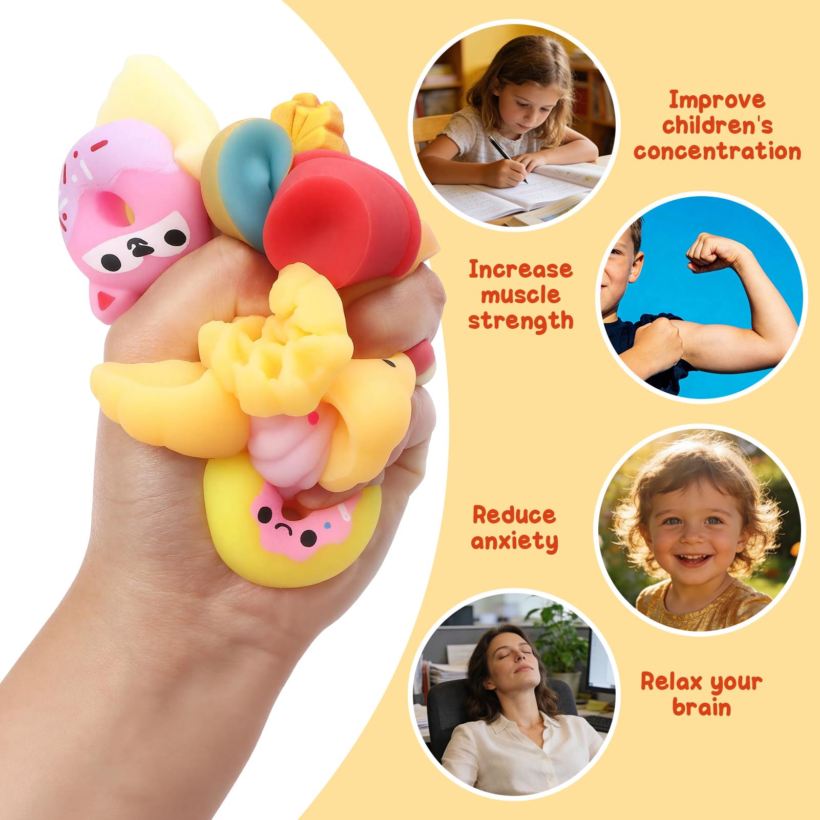 5/10/20/15pcs Mochi Squishy To - огляд і ціна Baby Food Toy