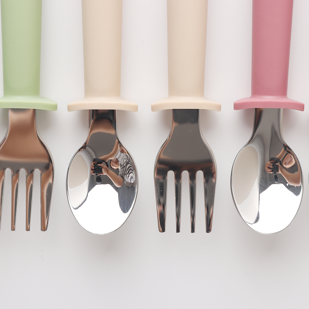 Custom Long Handle Silicone Sp - огляд і ціна Baby Food Utensils Set