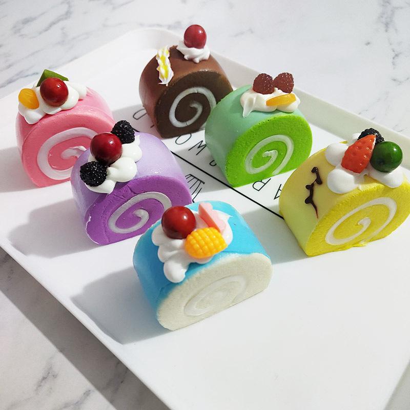 Cute Simulation Egg Roll Cake  - огляд і ціна Baby Food Toy