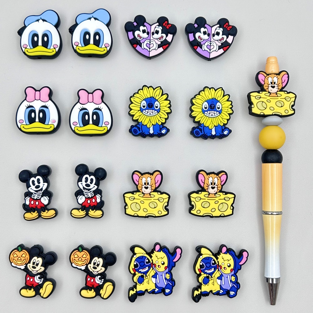 10PC DIY Cartoon Mini Silicone - огляд і ціна Baby Food Toy