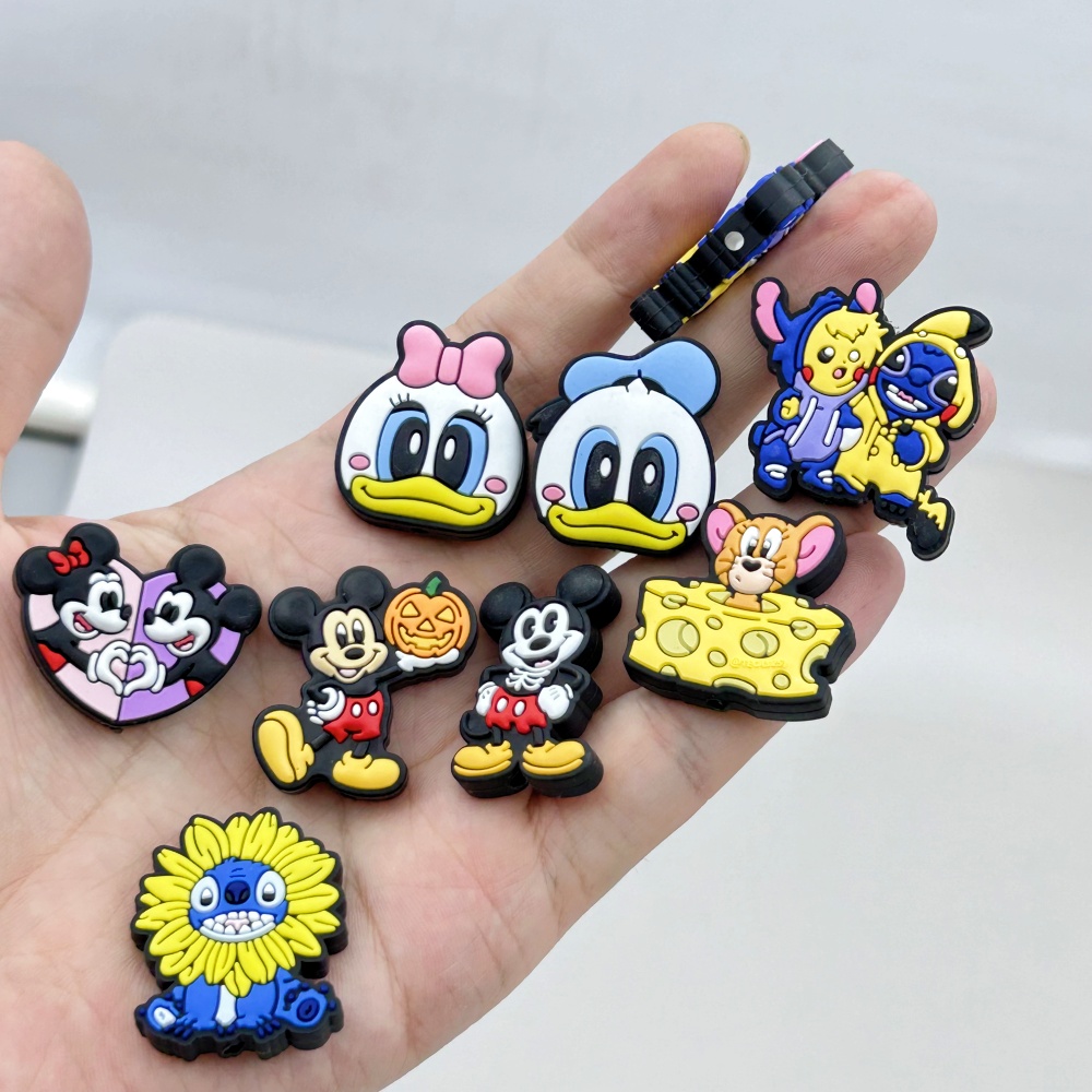 10PC DIY Cartoon Mini Silicone - огляд і ціна Baby Food Toy