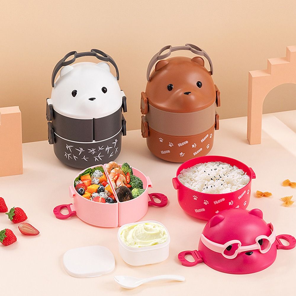 1Pcs New Eyeglass Bear Thermal - огляд і ціна Baby Food Container