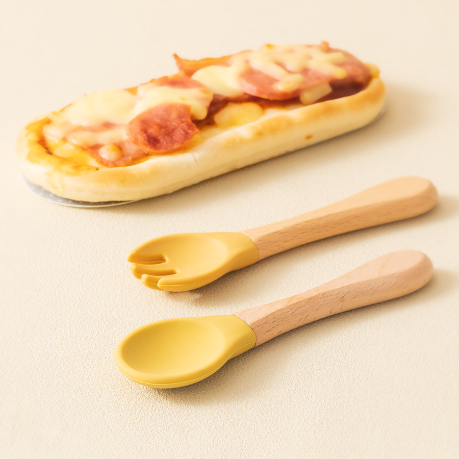 2PCS Baby Learning Spoons Uten - огляд і ціна Baby Food Utensils Set