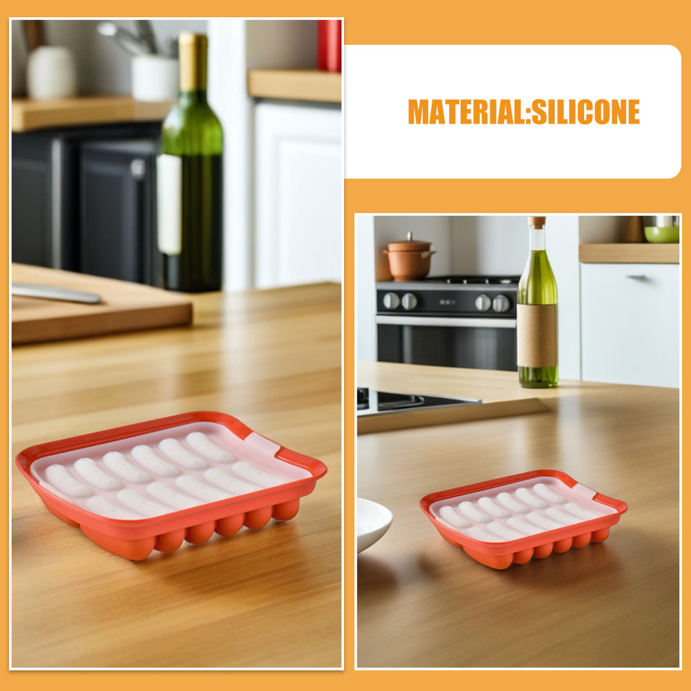 Silicone Sausage Mold 12 Cavit - огляд і ціна Baby Food Dogs