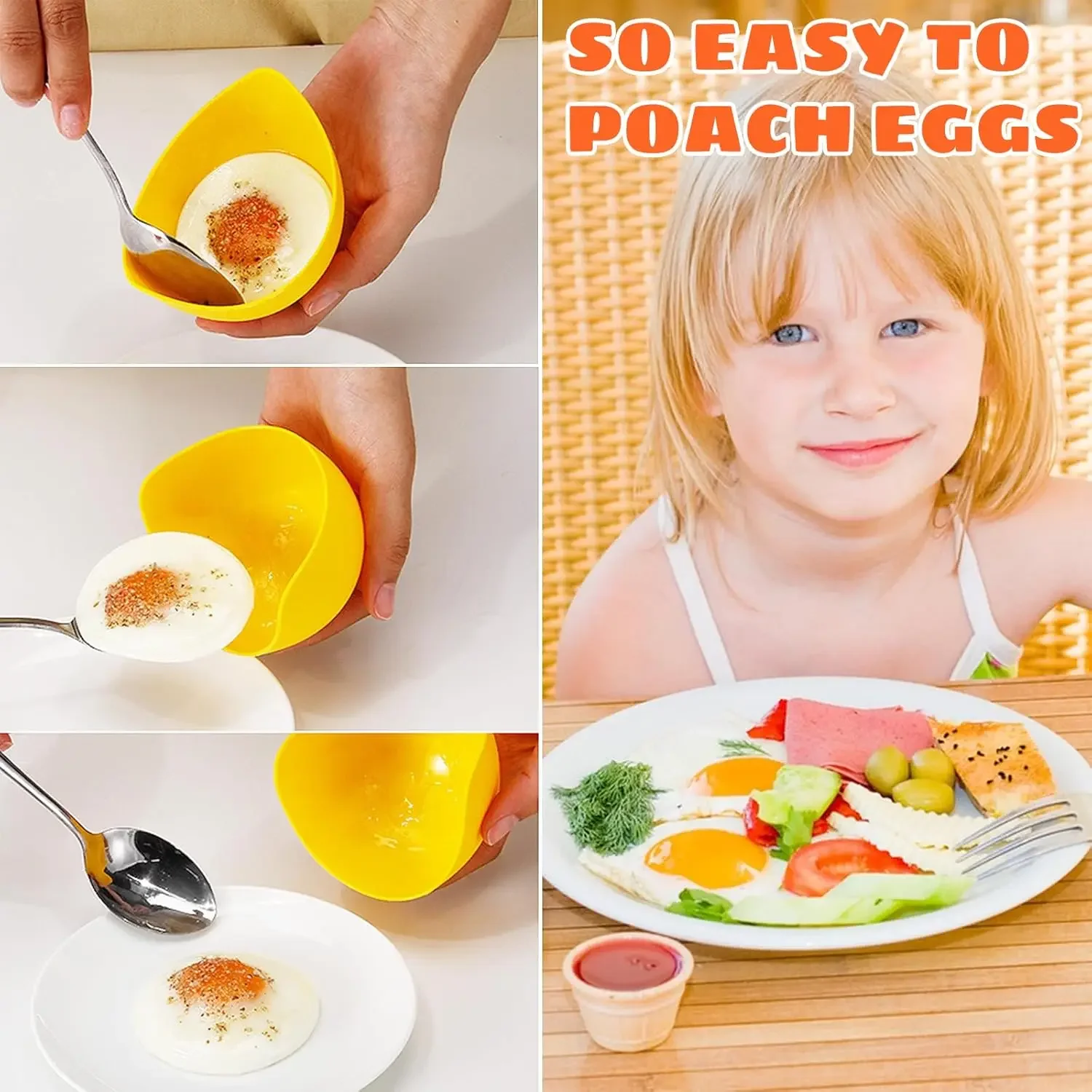 Silicone Egg Liquid Boiling Cu - огляд і ціна Baby Food Egg