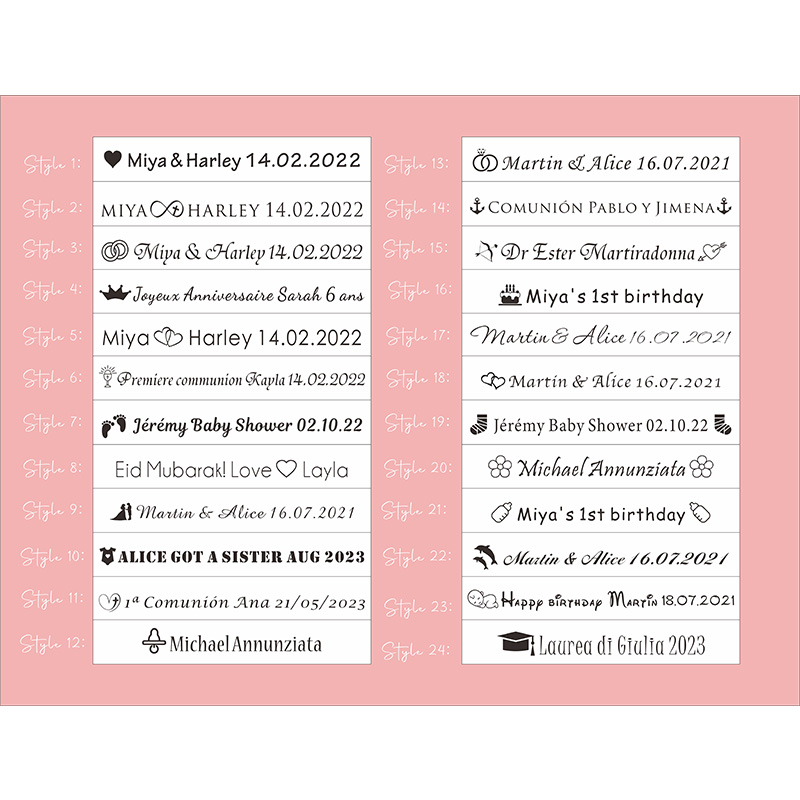 100pcs Personalized Colored Wo - огляд і ціна Baby Food Plan