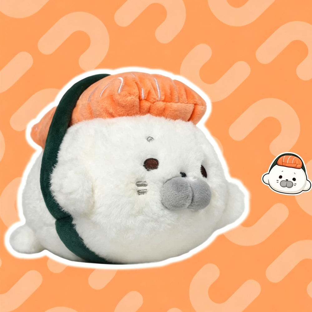 Fried Shrimp Seal Plush Toys F - огляд і ціна Baby Food Shrimp