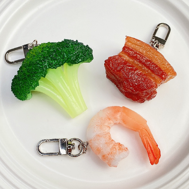 Simulation Food Keychain Brais - огляд і ціна Baby Food Shrimp