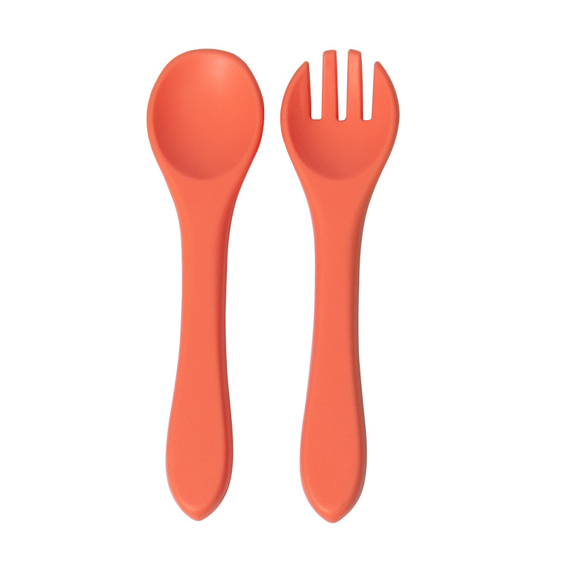Food Grade Silicone Baby Spoon - огляд і ціна Baby Food Utensils Set