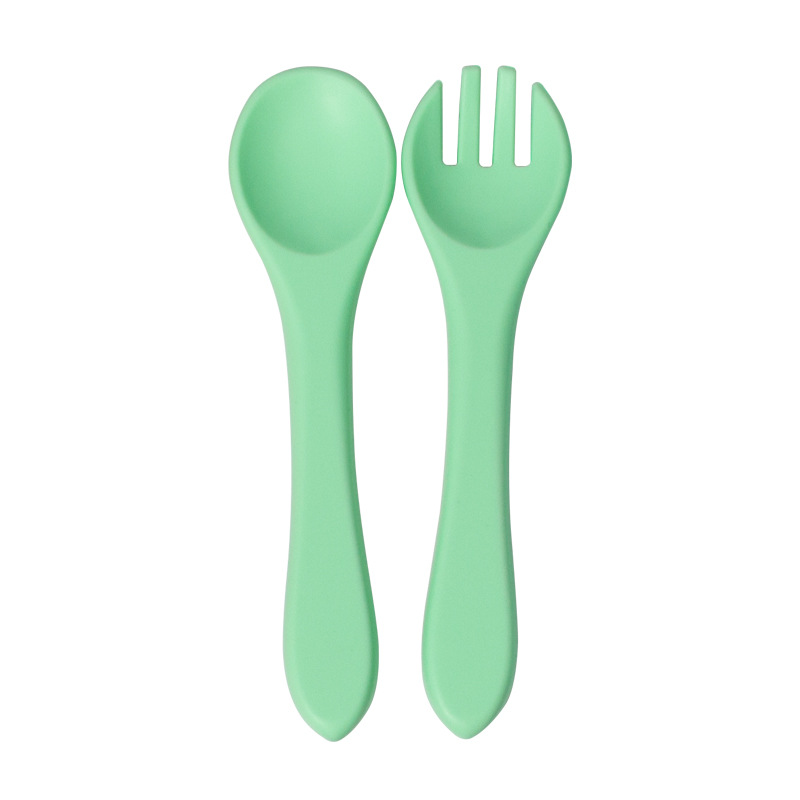 Food Grade Silicone Baby Spoon - огляд і ціна Baby Food Utensils Set